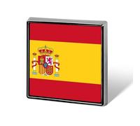 Pin Personalizado Con Banderas Del Reino De España Pin De Solapa Metálico Redondo Cuadrado O En Forma De Corazón Con Botón De Mariposa Broches Para Hombre Y Mujer Accesorios De Regalo