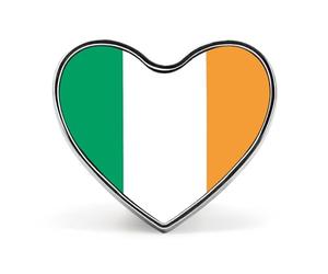 Pin Personalizado Con Banderas Nacionales De Irlanda Pin De Solapa De Metal Redondo Cuadrado O En Forma De Corazón Con Botón De Mariposa Broches Para Hombres Y Mujeres Accesorios De Regalo