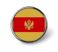 Pin Personalizado Con Banderas Nacionales De Montenegro Pin De Solapa De Metal Redondo Cuadrado O En Forma De Corazón Con Botón De Mariposa Broches Para Hombres Y Mujeres Accesorios De Regalo