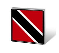 Pin Personalizado Con Banderas Nacionales De Trinidad Y Tobago Pin De Solapa Metálico Redondo Cuadrado O En Forma De Corazón Con Botón De Mariposa Broches Para Hombres Y Mujeres Accesorios De Regalo