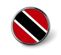 Pin Personalizado Con Banderas Nacionales De Trinidad Y Tobago Pin De Solapa Metálico Redondo Cuadrado O En Forma De Corazón Con Botón De Mariposa Broches Para Hombres Y Mujeres Accesorios De Regalo