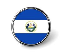 Pin Personalizado Con La Bandera De El Salvador Pin De Solapa Metálico Redondo Cuadrado O En Forma De Corazón Con Botón De Mariposa Broches Para Hombres Y Mujeres Accesorios De Regalo
