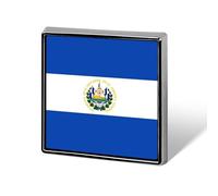 Pin Personalizado Con La Bandera De El Salvador Pin De Solapa Metálico Redondo Cuadrado O En Forma De Corazón Con Botón De Mariposa Broches Para Hombres Y Mujeres Accesorios De Regalo