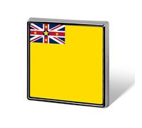 Pin Personalizado Con La Bandera De Niue Pin De Solapa Metálico Redondo Cuadrado O En Forma De Corazón Con Botón De Mariposa Broches Para Hombres Y Mujeres Accesorios De Regalo