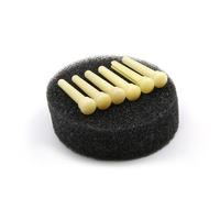 Pin Puente Guitarra Ébano/hueso Vaca Clavijas Cuerda Pin Puente Guitarra Vértebra Fija Para Pieza Ukeleles Guitarra Folclórica Acústica