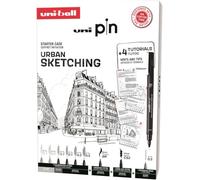 PIN SET 8P URBAN SKETCHING STARTER KIT - NO3
