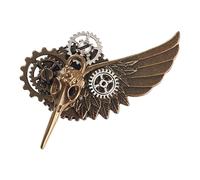Pin Steampunk - Broche de engranaje antiguo, joyería Steampunk única | Pin de esmalte de engranaje gótico, pin steampunk de aleación resistente, pin elegante para ropa, sombreros, R