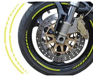 PIN STRIPING RACING neon gelb