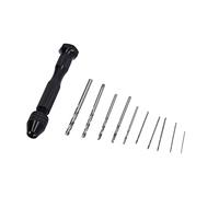 Pin Tornillo Brocas Para Taladro De Mano Bits Mini Twist Bits Manual De Alta Velocidad Hss Proyecto De Bricolaje Madera Plástico Ámbar Oliva 0 6 A 2 0 Mm