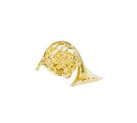 PIN TROMPA FTP007 Color Dorado Medida largo: 2,5cm.