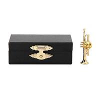 Pin Trompeta Plata 8X16X5 - Exquisito Broche Forma Instrumento Musical para Mujer - Clip Con (S)