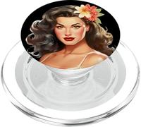 Pin-Up Chica Morena PopSockets PopGrip para MagSafe