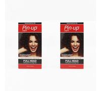 Pin Up Full Head Home Perm Kit, set de permanente casera para rizos naturales y duraderos, rico en proteínas para un cabello suave y brillante, apto para todo tipo de cabello, 2 x 170 ml