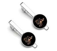 Pin-up Girl - Pinzas de corbata de motocicleta de los años 40 para hombre, para corbata, para negocios, bodas, regalos, 5,5 x 2,2 cm, 5.5x2.2cm, aleación, No es una piedra preciosa