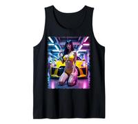 Pin-up Girl & Sports Car tee - JDM Girl & JDM Tuner Car Camiseta sin Mangas