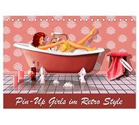 Pin-Up Girls im Retro Style by Mausopardia (Tischkalender 2026 DIN A5 quer), CALVENDO Monatskalender: Eine Reise in die 50er Jahre mit Oldtimern und sexy Pin-Up Girls.