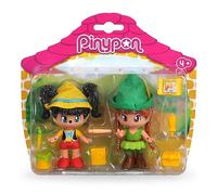 Pinypon 700016381 Cuentos 2 Figuras para niños y niñas de 4 a 8 años, Beig