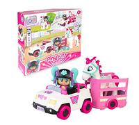 PIN Y PON Pinypon, Coche con Remolque y Caballo, Cochecito de Juguete y Mini Figura de una muñeca Pop&Swap y más de 10 Accesorios, para niños y niñas Desde 4 años, Famosa (PNY25000)