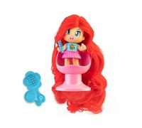 Pinypon Súper Melena Pelo Rojo, Mini Figura con el Pelo Largo, Muñeca para Hacer Peinados, con 1 Silla de Peluquería y 3 Accesorios para Jugar y Peinar, Desde 4 Años, Famosa (PNY32300)