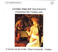 Pina Carmirelli Georg Philipp Telemann: Fantasias for Sol (CD) (Importación USA)