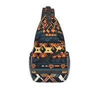 Piña de dibujos animados adecuada para deportes, correr, viajar, al aire libre para hombres y mujeres, Textura étnica tribal africana, Talla única, Retro