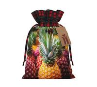 Piña de frutas tropicales, 1 bolsa con cordón de 8.3 x 11.8 pulgadas, duradera y elegante, ideal para regalos personalizados de Halloween