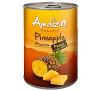 Piña en su jugo Troceado bio Amaizin, 400 g
