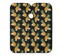 Piña Fruta Flor Tropical Verano Barbero Capas Ajustable Capas De Corte Peluqueria Impermeable Cortar Cabello Delantal Para Adulto Peluquería Niños 140X168Cm