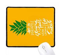 Piña, Mantente Firme, Sé Dulce, Amarilla. Alfombrilla De Ratón Portátil Mousepad Lavable Mouse Pad para Oficina Hogar Gaming 25X30Cm