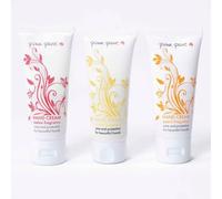 pina parie Juego de 3 cremas de manos de melocotón, melón y vainilla, cremas de manos para manos muy secas, absorción rápida, ideal para viajes y como regalo, (juego de crema de manos 3 x 60 ml)