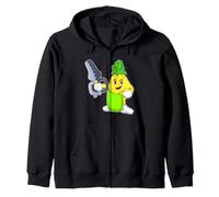 Piña Peluquero Tijeras Sudadera con Capucha