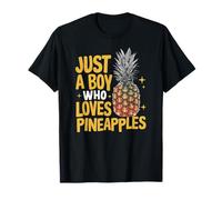 Piña Solo Un Chico Que Ama Las Piñas Fruta Hawaii Camiseta