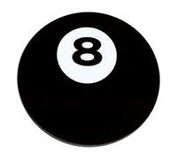 PinAddict Eight Ball Símbolo de solapa Pin Tie Tack negro 8 Billiards Pool Emblema