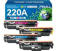 PINALL 220A Tóner con Chip, Compatible con HP Color LaserJet Pro MFP 4302dw | 220A 220X Compatible con HP Color LaserJet Pro MFP 4302dw 4302fdw 4302fdn 4202dw 4202dn, W2200A W2201A W2202A,W2203A