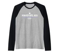 Pinar del Rio Cuba Camiseta Manga Raglan