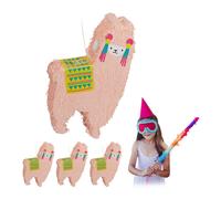 Piñata 50 cm 200 g piñata de llama piñata rosa piñata infantil 4 unidades