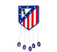 Piñata Atletico de Madrid - Decoracion Cumpleaños Atleti para Niños y Aficionados, Piñata Infantil para Rellenar con Dulces y Regalos | Fiesta Futbol Rojiblanca (PIÑATA ESCUDO)