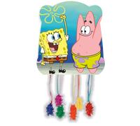 Piñata Cumpleaños Infantil - Varios Diseños Divertidos para Niños y Niñas - Ideal como Decoración de Fiestas y Celebraciones (Bob Esponja)