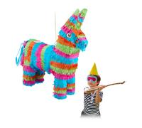 Piñata de burro 54 cm 230 g Piñata de animales Piñata infantil Piñata multicolor