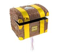 Pinata de cofre del tesoro - 30 x 25 x 34 cm