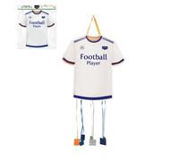 Piñata De Cumpleaños De Camiseta De Fútbol de 48 x 50 cm, Decoración Fiestas Infantiles Niño y Niña, Piñatas Grandes Para Rellenar con Juguetes y chuches.