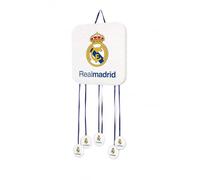 Piñata de Cumpleaños del Real Madrid, Decoración Temática para Fiestas, Piñata de Cumpleaños, 35 x 35 cm, LICENCIA OFICIAL - Decoración Fiestas Infantiles Niño y Niña, FÁCIL DE RELLENAR