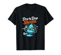Piñata Drop by Drop Success Plumber Pipe Pun Water Drop Camiseta