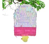 Piñata Escolar Cónica, Flamenco Juguetes de Papel de Aluminio | Juego de Cumpleaños Infantiles Grande Brillante 150G Piñata Para Golpear Bolas Para Infantil Y Decorativa