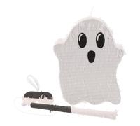 Piñata Fantasma Rellenable de Halloween, en 3d Figura Decorativa | Papel, Montaje Rápido con Líneas Precortadas, para Caramelos, Confeti y Dulce o Sorpresa
