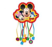 Piñata Infantil Multicolor para Cumpleaños "Mickey y sus Amigos". Decoración de Fiestas. Artículos de Fiesta. 28 x 33 cm