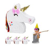 Piñata unicornio 4 unidades papel reciclado piñata de unicornio piñata infantil