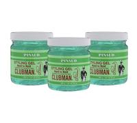 Pinaud Clubman Clubman Pinaud difficile tenere Styling gel specialmente formulato per gli uomini, 16-Ounce (confezione da 3)