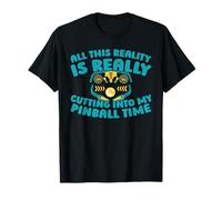 Pinball 80s Máqiuna - Retro Arcade Juego Pinball Camiseta