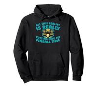 Pinball 80s Máqiuna - Retro Arcade Juego Pinball Sudadera con Capucha